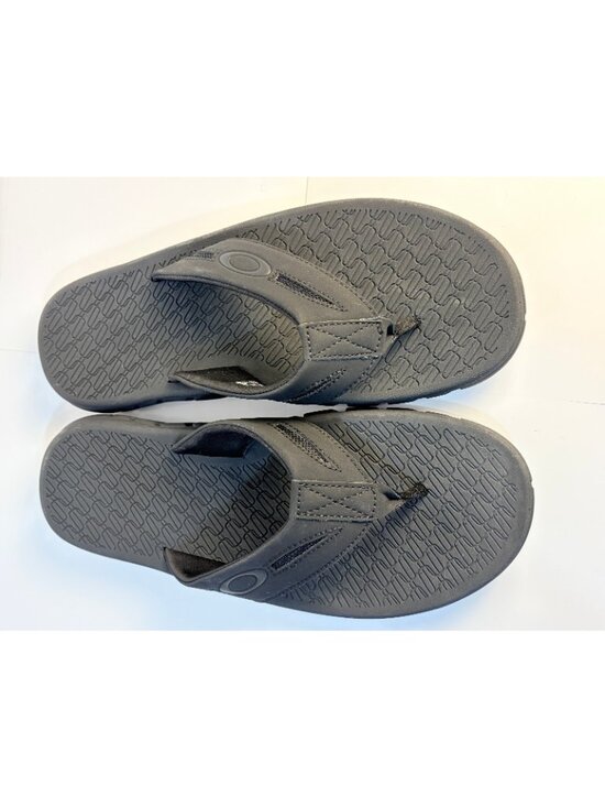 Men\'s Oakley Flip Flops Black Size 10 Sandals Sport Slides Operative 13477 main image 4